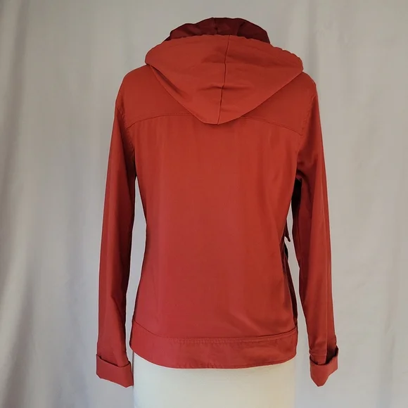 Prana Lightweight Hooded Jacket Terra Cotta Size Large - Picture 5 of 12